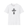 Pattern Cross Unisex Softstyle T-Shirt - Black Design