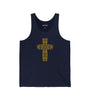 Cosmic Cross Unisex Jersey Tank - Casual Christian Wear