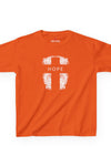Hope White Cross Kids Tee - Comfortable Heavy Cotton T-Shirt for Young Believers