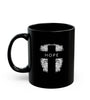 Hope Cross Black Coffee Mug - 11oz & 15oz -White Design