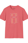 Hope Cross Unisex Softstyle T-Shirt - White Design